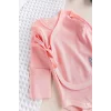 Begi Ters Dikişli Yeni Doğan Kruvaze Çıt Çıtlı Body Zıbın - Pembe