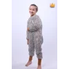 Begisa 2-8 Yaş Elyaf Dolgulu 2.5 Tog Çocuk Uyku Tulumu - Leopar