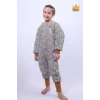 Begisa 2-8 Yaş Elyaf Dolgulu 2.5 Tog Çocuk Uyku Tulumu - Leopar