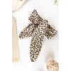 Begisa Kız Bebek Leopar Desenli 5 Parça Hastane Çıkış Seti