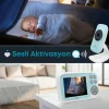 Chicco Baby Monitor Start Gece Görüşlü Ses Aktivasyonlu Bebek Kamerası 3,2 İnç