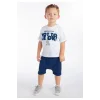 Difa Kids Baskılı Tarz Yazlık Unisex Çocuk Alt Üst Takım