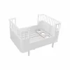 Gümüş Bebe Star Beşik Büyüyen Karyola - Beyaz