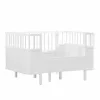 Gümüş Bebe Star Beşik Büyüyen Karyola - Beyaz