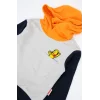Haribo Goldbear Cepli Kapüşonlu Sweatshirt - Gri