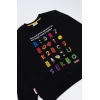 Haribo Siyah Baskılı Mix Çocuk Sweatshirt