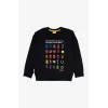 Haribo Siyah Baskılı Mix Çocuk Sweatshirt