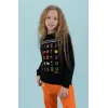 Haribo Siyah Baskılı Mix Çocuk Sweatshirt