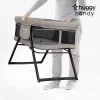 Huggy Handy Pratik Alüminyum Katlanabilir Portatif Beşik - Gri