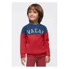 Mayoral Erkek Çocuk Baskılı Sweatshirt Kırmızı 3484