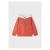 Mayoral Erkek Çocuk Kapüşonlu Sweatshirt-Kırmızı