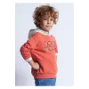 Mayoral Erkek Çocuk Kapüşonlu Sweatshirt-Kırmızı