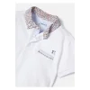 Mayoral Erkek Çocuk Polo Yaka T-shirt Beyaz 3152