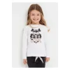 Mayoral Kız Çocuk Baskılı Uzun Kol Tshirt