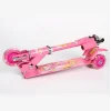 Metal Katlanır 3 Tekerlekli Işıklı Tekerlekli Çocuk Scooter