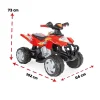Pilsan Rocket Akülü Atv 12 V Kırmızı