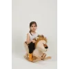 Sallanan Ahşap Ayaklı Peluş Aslan Koltuk