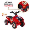 Uj Toys Müzikli ve Led Işıklı Akülü Atv 6V Ranger Kırmızı