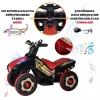 Uj Toys Müzikli ve Led Işıklı Akülü Atv 6V Ranger Siyah