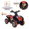Uj Toys Müzikli ve Led Işıklı Akülü Atv 6V Ranger Siyah