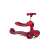 UniCare Smart Oturaklı Çocuk Scooter 3 Tekerlekli Led Işıklı Scooter Yükseklik Ayarlı - Kırmızı