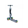 UniCare Smart Oturaklı Çocuk Scooter 3 Tekerlekli Led Işıklı Scooter Yükseklik Ayarlı - Mavi