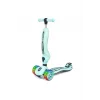 UniCare Smart Oturaklı Çocuk Scooter 3 Tekerlekli Led Işıklı Scooter Yükseklik Ayarlı - Su Yeşili