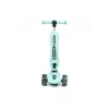 UniCare Smart Oturaklı Çocuk Scooter 3 Tekerlekli Led Işıklı Scooter Yükseklik Ayarlı - Su Yeşili