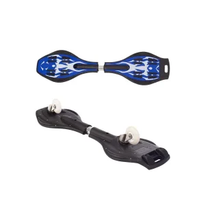 2 Teker Yolda Sörf Keyfi İçin Özel Skateboard Waveboard Dizayn Kaykay - Mavi