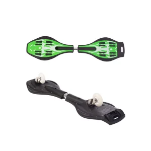 2 Teker Yolda Sörf Keyfi İçin Özel Skateboard Waveboard Dizayn Kaykay - Yeşil