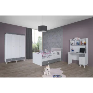 2KA Aqua Grey Çalışma Masalı Çocuk Odası