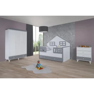 2KA Aqua Grey Montessori Bebek ve Çocuk Odası Takımı
