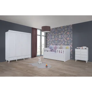 2KA Aqua White Bebek ve Çocuk Odası Takımı