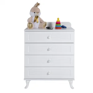 2KA Aqua White Şifonyer