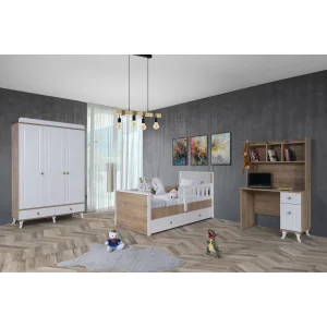 2KA Babylone Karyolalı Çocuk Odası Takımı