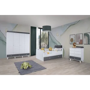 2KA Cover Fame 4 Kapılı Karyolalı Takım