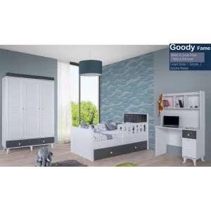 2KA Good Fame Kapitoneli Çalışma Masalı Bebek ve Çocuk Odası Takımı