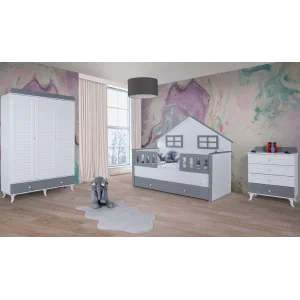 2KA Good Grey Montessori Bebek ve Çocuk Odası Takımı