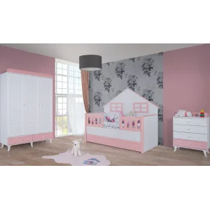 2KA Goody Pink Montessori Bebek ve Çocuk Odası Takımı