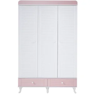 2KA Joy Pink 3 Kapılı Dolap
