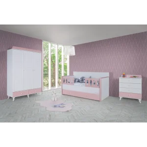 2KA Joy Pink Sedir Karyolalı Çocuk Odası Takımı