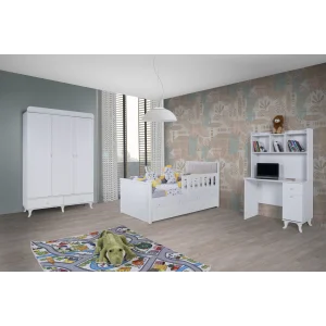2KA Joy White Karyolalı Çocuk Odası Takımı