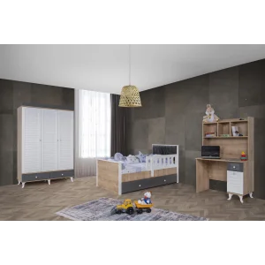 2KA Komplex Karyolalı Çocuk Odası Takımı