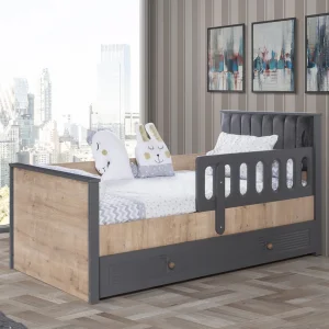 2KA Palm Yavru Yataklı Kapitoneli Karyola