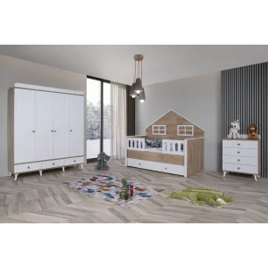 2KA Saphire 4 Kapılı Montessori Çocuk Odası Takımı