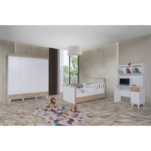 2KA Smart 4 Kapılı Karyolalı Çocuk Odası Takımı
