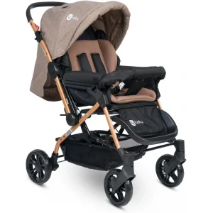 4 Baby Olympus Gold Çift Yönlü Bebek Arabası Kahve
