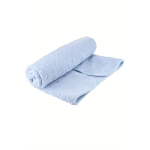 Agu soft Kabartmalı Peluş Bebek Battaniyesi 100x120cm - Mavi