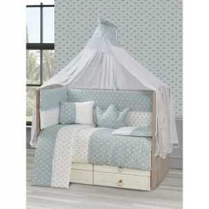 Aras Bebe Doğa Uyku Seti 60*120-Mavi