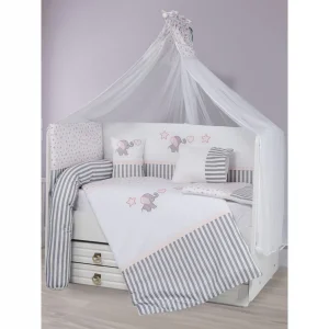 Aras Bebe Mia Uyku Seti 70X130 Cm-Pembe